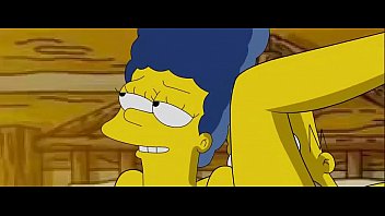 Marge e Bart Simpsons