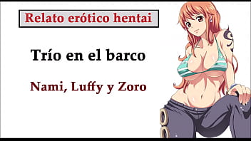 Luffy metendo o pal na nami